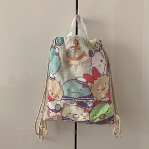 NWT Sumikko Gurashi Drawstring Bag